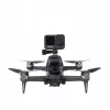SUNNYLIFE veiksmo kameros laikiklis, skirtas DJI FPV Combo / GoPro Hero serijai – juodas