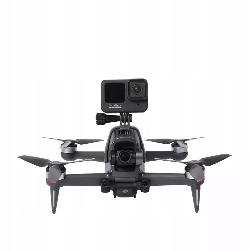 SUNNYLIFE veiksmo kameros laikiklis, skirtas DJI FPV Combo / GoPro Hero serijai – juodas