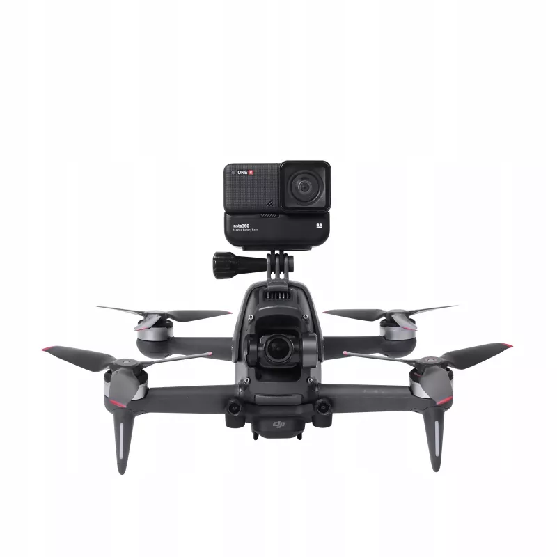 SUNNYLIFE veiksmo kameros laikiklis, skirtas DJI FPV Combo / GoPro Hero serijai – juodas