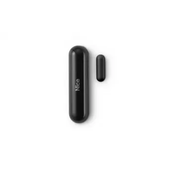 FIBARO NICE FGDW-002-3 EU durų/langų jutiklis, juodas, Z-Wave Plus su temperatūros ir manipuliacijų aptikimu