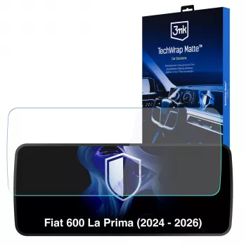 3MK PROTECTION Fiat 600 La Prima (2024 - 2026) - 3mk TechWrap matinė prietaisų skydelio apsauga