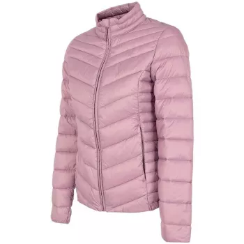 4F moteriška šviesiai violetinė pūkinė striukė H4Z22 KUDP002 52S