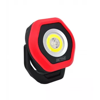 AWTOOLS BLACK LINE SOL CREE LED + COB LED dirbtuvės žibintuvėlis