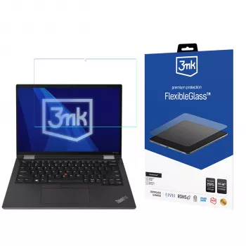 3MK FlexibleGlass ekrano apsauga, skirta Lenovo ThinkPad X13 Yoga Gen 2 (20W8) – 13,3 colio hibridinis stiklas, 7H, oleofobinė danga, be burbuliukų