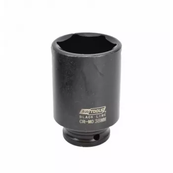 AWTOOLS AW38790BL 90 dalių chromo vanadžio lizdų rinkinys su 1/4 colio, 3/8 colio, 1/2 colio reketais, prailginimais, antgaliais ir dėklu