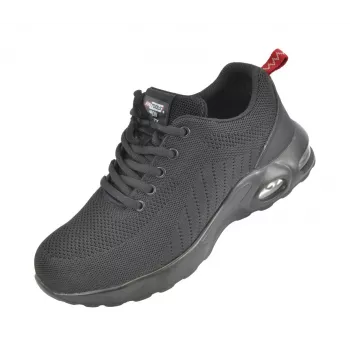 AWTOOLS AW LOW BOOTS IRON R.44 CAT. SB LIGHT žemi apsauginiai batai su plieniniu pirštu, 44 dydis, juoda natūrali oda, PU neslystanti padanga