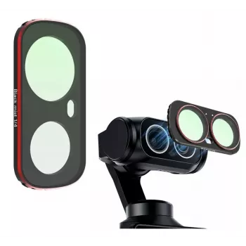 SUNNYLIFE Magnetic Black Mist 1/4 filtras, skirtas Insta360 X4 – kinematografinis švelnus švytėjimas, greitas užfiksuojimas, HD optinis stiklas