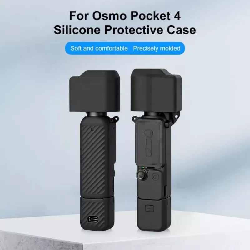 PULUZ 4-in-1 apsauginis rinkinys, skirtas DJI Osmo Pocket 4 - juodos spalvos (PU1109B)