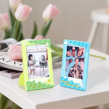 LOVEINSTANT 10 vnt. įvairiaspalviai plastikiniai foto rėmeliai Fujifilm Instax Mini 99, 12, 11, 40, 8, Evo, LiPlay, Link 2, Se