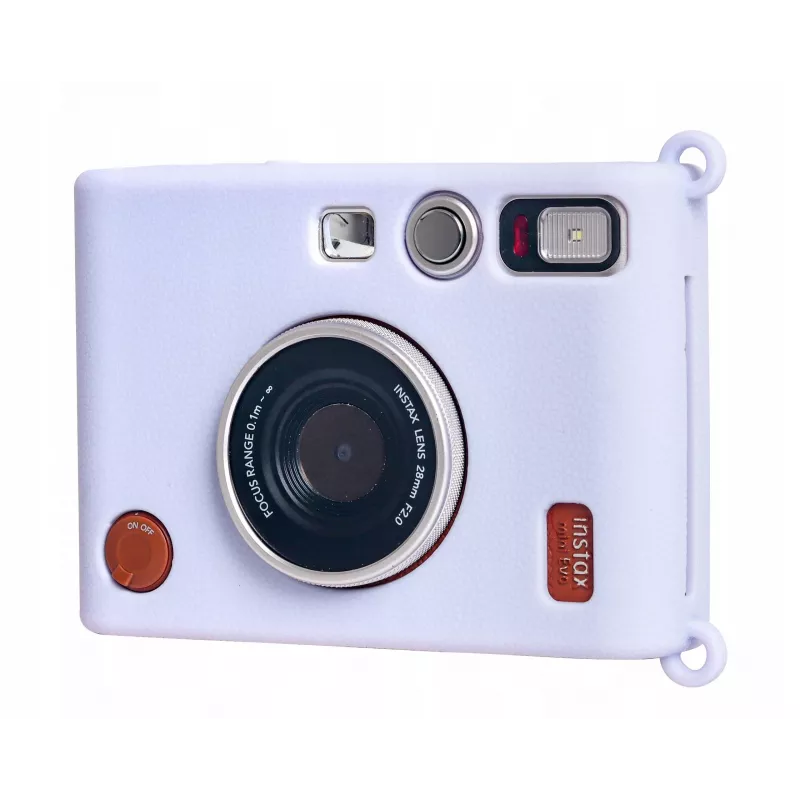 LOVEINSTANT Silicone Protective Case, skirta Fujifilm Instax Mini Evo – violetinė