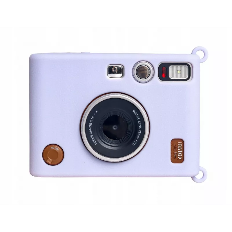 LOVEINSTANT Silicone Protective Case, skirta Fujifilm Instax Mini Evo – violetinė