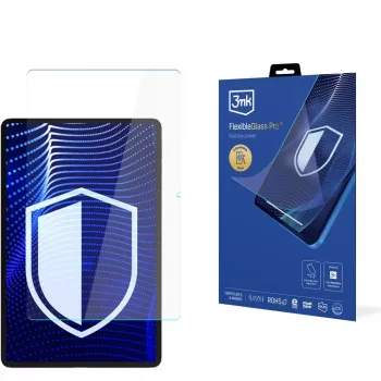 3MK PROTECTION FlexibleGlass Pro hibridinio stiklo ekrano apsauga, skirta Honor Pad 10.1 / Pad X9 - 7H, nedūžtanti, oleofobinė, be burbuliukų, Fit-In™ montavimas