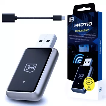 3mk DriveLink Duo magnetinis belaidis automobilio įkroviklis su ventiliacijos ir prietaisų skydelio laikikliu, 15W Qi, MagSafe suderinamas, juodas