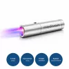 MEDIVON Lumix kompaktiška LED šviesos terapijos lempa, 5 bangų ilgiai 460–900 nm, 5 min. laikmatis, Li-ion akumuliatorius, sidabrinės spalvos