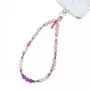 Crong Phone Charm Lanyard su pasteliniais karoliukais – universali riešo juostelė išmaniesiems telefonams