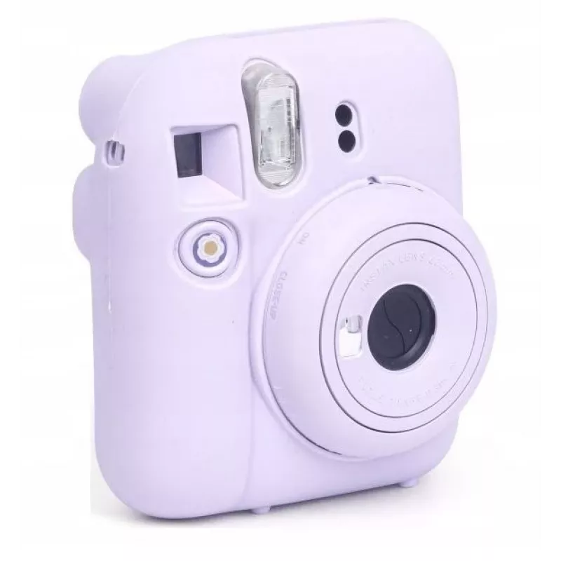 LOVEINSTANT Silikoninis apsauginis dėklas, skirtas Fujifilm Instax Mini 12 – violetinis