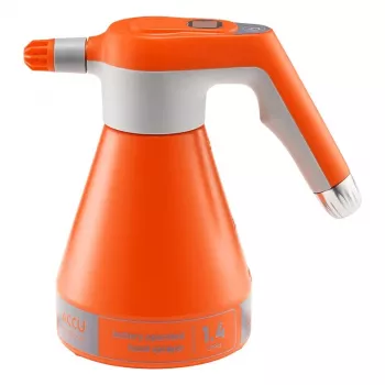 KWAZAR ACCU 1.4L baterijinis sodo purkštuvas – įkraunamas, reguliuojamas žalvarinis antgalis, 2,5 bar, ergonomiškas