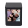 LOVEINSTANT nuotraukų laikymo dėžutė Fujifilm Instax Square – juoda su peržiūros langeliu, talpina 100 nuotraukų