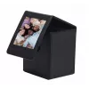 LOVEINSTANT nuotraukų laikymo dėžutė Fujifilm Instax Square – juoda su peržiūros langeliu, talpina 100 nuotraukų