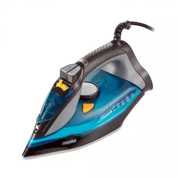 Mesko MS 5041 garų lygintuvas 3000 W, keraminis padas, 350 ml, juodas su mėlynais akcentais