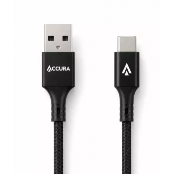 Accura USB 2.0 į USB-C laidas 1,0 m juodas