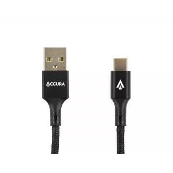 Accura USB 2.0 į USB-C laidas 1,0 m juodas