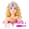 LEAN TOYS Beauty Fashion Stiliaus galva su aksesuarais, šviesiaplaukė, 25 cm, vaikams nuo 3 m.