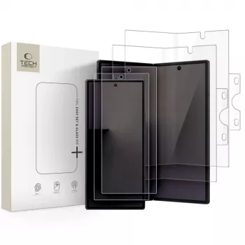 TECH-PROTECT Easy Set Foil & Glass FIT+ 4-in-1 apsaugos rinkinys, skirtas Samsung Galaxy Z Fold 8 – itin skaidrus