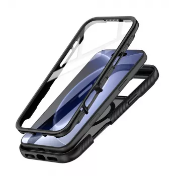 Tech-Protect Defense MagSafe dėklas, skirtas iPhone 17 Pro / 18 Pro, matinė juoda