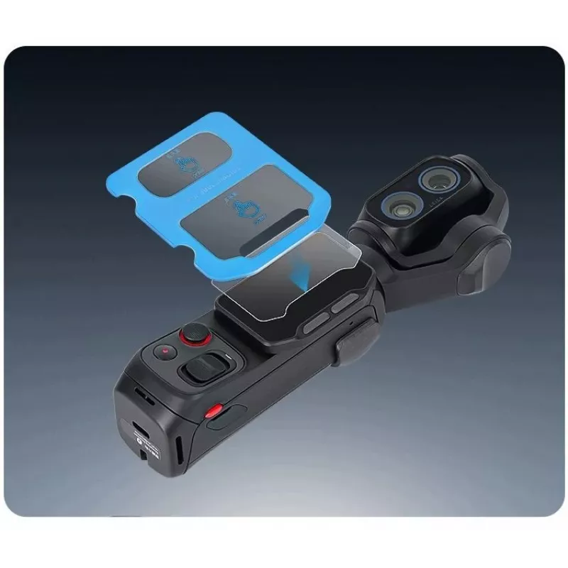 SUNNYLIFE 9H grūdinto stiklo ekrano ir objektyvo apsaugos rinkinys, skirtas Insta360 Luna Ultra, su AR danga, 2.5D kraštais ir montavimo priedais