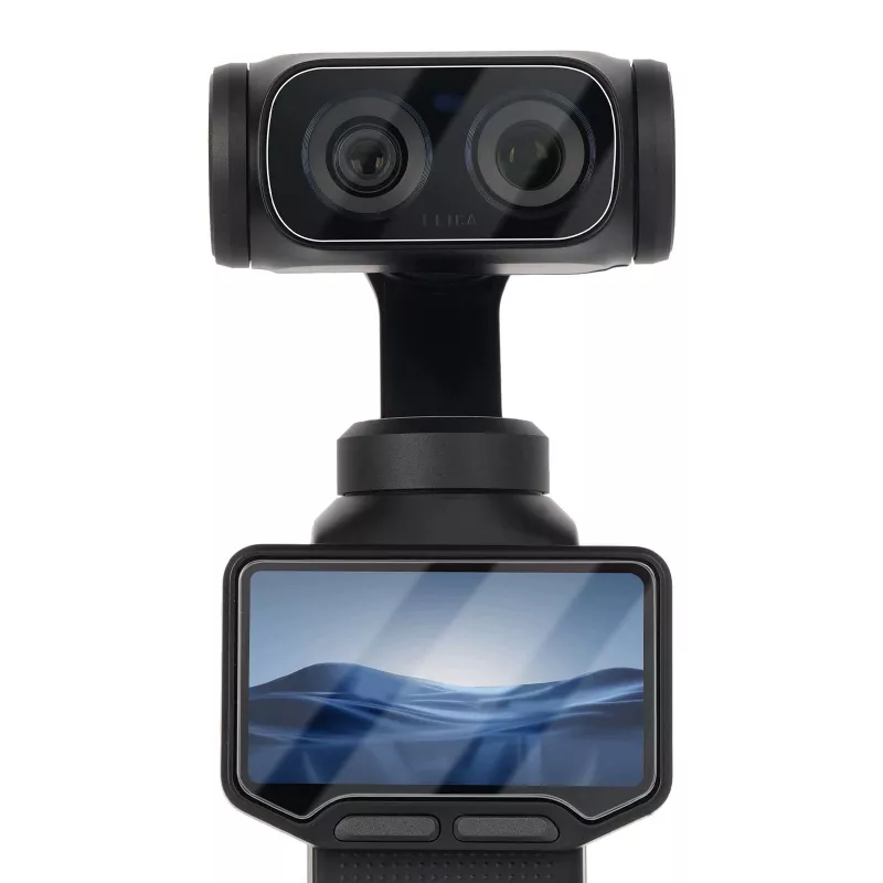 SUNNYLIFE 9H grūdinto stiklo ekrano ir objektyvo apsaugos rinkinys, skirtas Insta360 Luna Ultra, su AR danga, 2.5D kraštais ir montavimo priedais