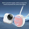 PULUZ PU1205W magnetinis kaklo laikiklis su pakabu Insta360 GO Ultra kamerai, baltas