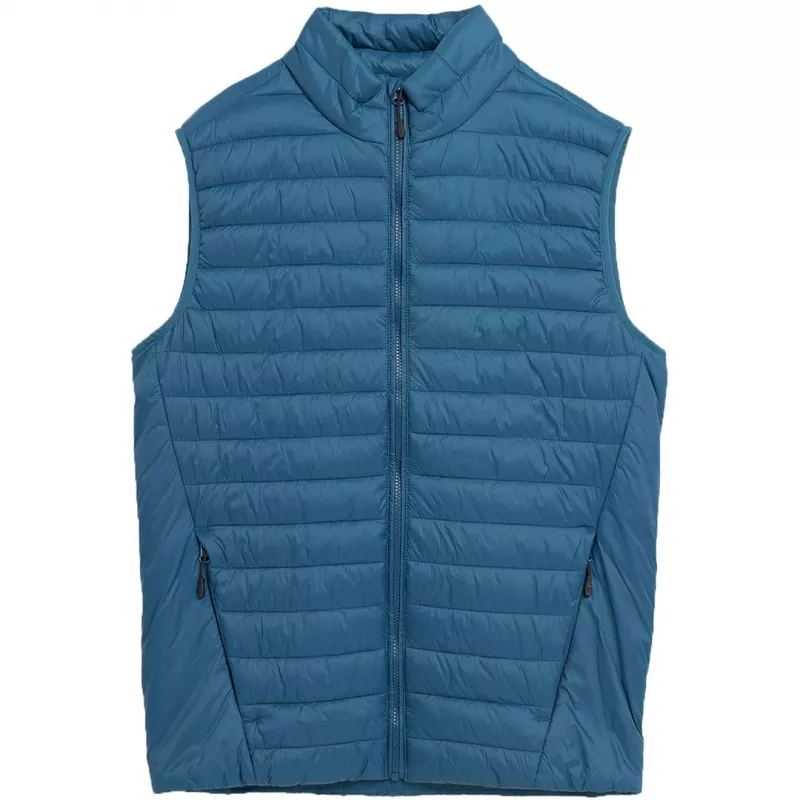 4F vyriška džinsinė liemenė M062 32S Regular Fit su sagomis
