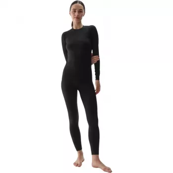 Moteriški termoaktyvūs marškinėliai 4F F176 Deep Black Allover, dydis M/L