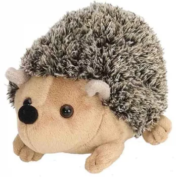 LEAN TOYS Plush Hedgehog Mascot Minkštas Žaislas Rudas 17,5 cm