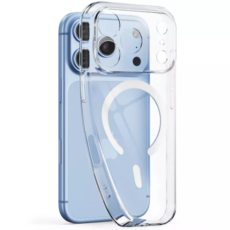 Tech-Protect Flexair MagSafe dėklas, skirtas iPhone 17 Pro / 18 Pro - permatomas
