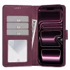 TECH-PROTECT MagSafe piniginė, skirta iPhone 17 Pro Max / 18 Pro Max – Mulberry, RFID apsauga, talpina 3 korteles