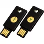 YubiKey 5 NFC saugos raktas 2 vnt. (juoda/auksinė, USB-A ir NFC)