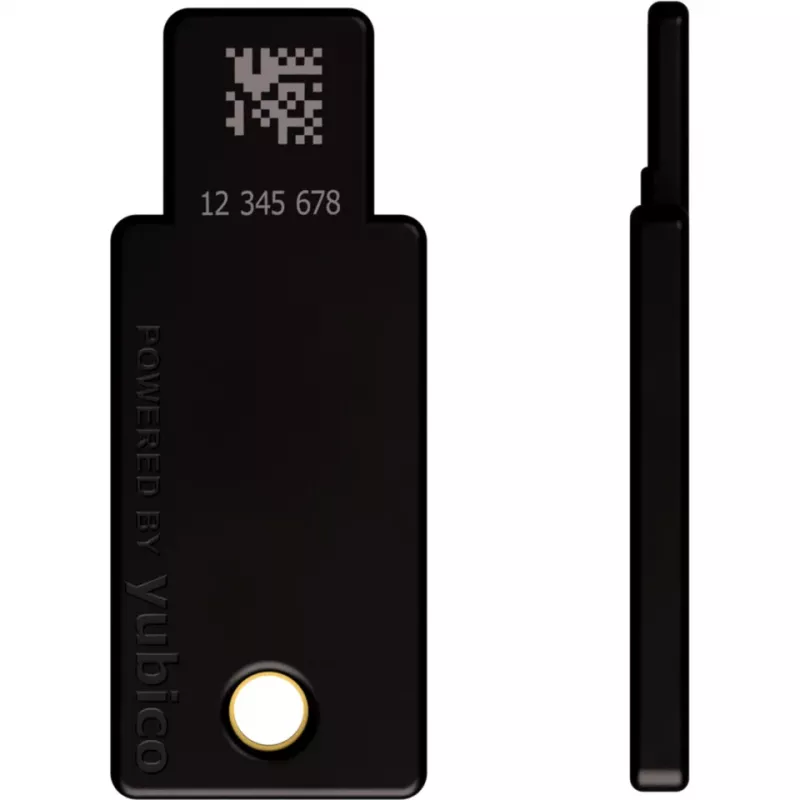 YubiKey 5 NFC saugos raktas 2 vnt. (juoda/auksinė, USB-A ir NFC)