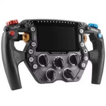 VPG Sim Mission Sim Racing vairas su 5 colių jutikliniu ekranu, ARGB apšvietimu, 290 mm - juodas