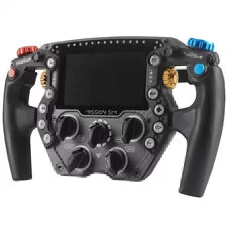 VPG Sim Mission Sim Racing vairas su 5 colių jutikliniu ekranu, ARGB apšvietimu, 290 mm - juodas