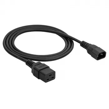 AKYGA AK-UP-02 1,8 m ilgintuvas IEC C14 – C19, juodas