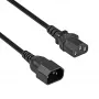 Akyga AK-PC-07C 3 m ilgio maitinimo prailginimo laidas, variniai laidininkai, IEC C13–C14, juodas
