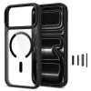Tech-Protect Magmat MagSafe permatomas dėklas, skirtas iPhone 17 Pro Max / 18 Pro Max – juodas