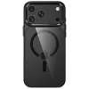 Tech-Protect Magmat MagSafe permatomas dėklas, skirtas iPhone 17 Pro Max / 18 Pro Max – juodas