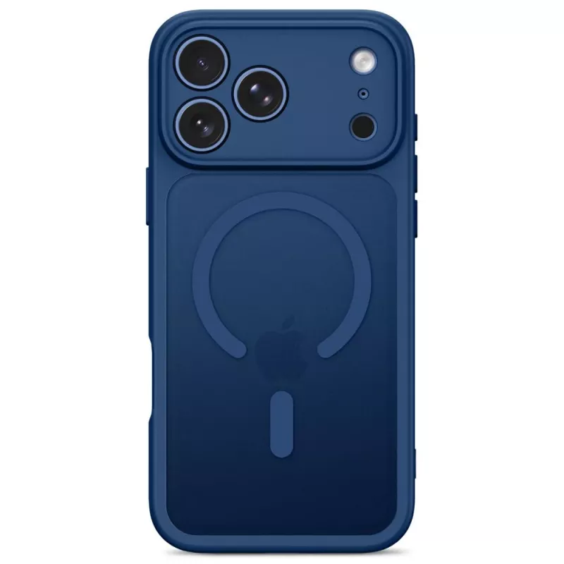 Tech-Protect BasicMag MagSafe dėklas, skirtas iPhone 17 Pro / 18 Pro – matinis tamsiai mėlynas