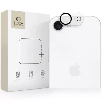Tech-Protect Cam Fit+ skaidrus dėklas, skirtas Apple iPhone 16E / 17E