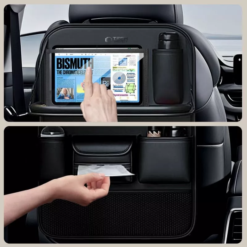 TECH-PROTECT UCA100 galinės sėdynės automobilio organizatorius, juodas
