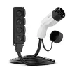 AKYGA AK-SC-E27 V2L adapteris iš Type 2 į 4x Schuko 16A 3m