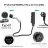 AKYGA AK-SC-E27 V2L adapteris iš Type 2 į 4x Schuko 16A 3m